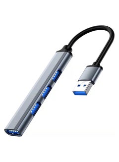 Buy Ultra Slim USB 3.0 Hub with 4 Ports for Laptop Notebook PC Mouse Keyboard in UAE