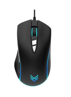 Buy Velocity Versatile Wired Gaming Mouse, 3600 DPI, 7 Buttons, Advanced LED Lighting, Fast Scroll Wheel, 4 Levels Cursor Sensitivity Switch, for Laptops and Desktops - Black in Egypt