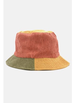 Buy Women Colorblock  Bucket Hat, Olive Combo in Saudi Arabia