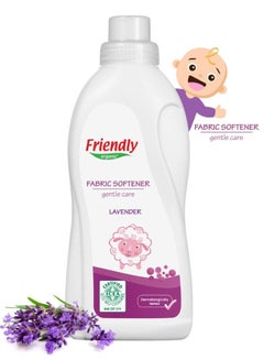 Buy Friendly Organic Fabric Softener 750ML - Plant Derived Lavender Essential Oils Fragrance - Baby Clothes Softener Sensitive Skin - No Preservative, Dyes & Synthetic Fragrance - Dermatologically Tested in UAE