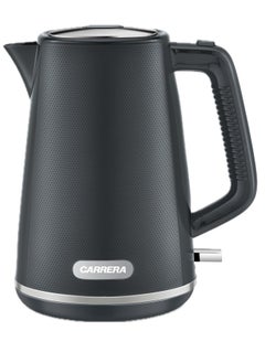 Buy CARRERA Electric Kettle No 549– 2200W Power, 1.7L Capacity, STRIX Controller, 360° Swivel Base, Easy Open Lid, Automatic Shut-Off, Boil Dry Protection, Cord Storage, Detachable Scale Filter in UAE