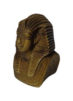 اشتري Egyptian King Tut Face 3D Souvenir Pharaoh Figurine Statue Ancient Handmade 2 Sculpture Collectible Mythology في مصر