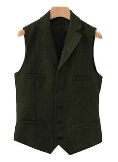 Buy New Fashionable Herringbone Patterned Suit Vest in UAE