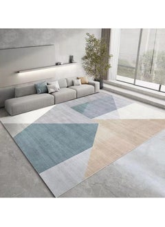 Buy Velvet Area Rug Minimalist Thickened Washable Large Carpet Soft Cartoon Style Anti-slip Big Rugs for Living Room Bedroom 160*230cm in UAE