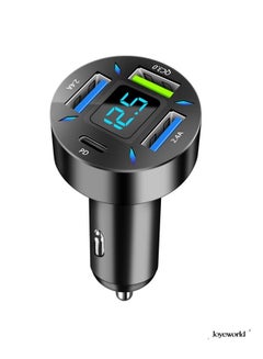 Buy QC 3.0 Fast Car Charger Adapter with 4 Ports in Saudi Arabia