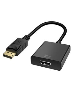 اشتري DisplayPort DP To HDMI Adapter Black في السعودية