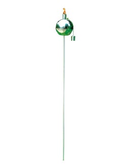 Buy Sphere Durable Stainless Steel Garden Torch Silver 115 cm in Saudi Arabia