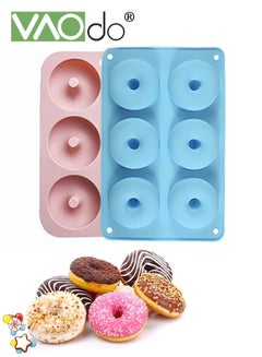 24 Pack Silicone Molds, Muffin Donut Mold Non-stick Heat Resistant Oven -  Microwave - Dishwasher Safe, Mini Donut Mold