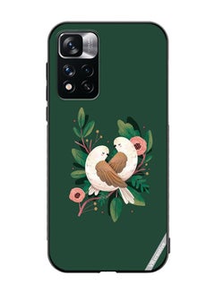 اشتري Protective Case Cover For Xiaomi Redmi Note 11 Pro Plus 5G Birds Design Multicolour في الامارات