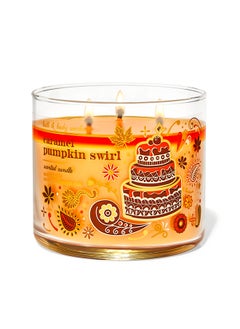 Buy Caramel Pumpkin Swirl 3-Wick Candle in Saudi Arabia