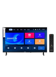 اشتري 40" Frameless Smart LED TV With Remote Control & Stand, 2 USB Port, 3 HDMI Port, 1 Headphone Jack, Android 14, Full HD, USB Connection, WIFI في السعودية