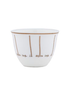 Buy 12-Piece Jood Arabic Porcelain Coffee Cups Set Multicolor in Saudi Arabia