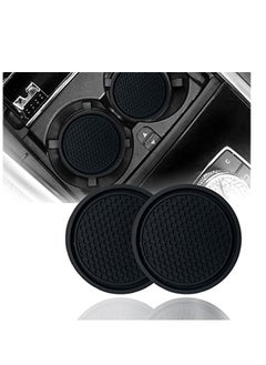 اشتري Car Cup Coaster 2PCS Accessories Anti Slip Insert Suitable for Most Interior في الامارات