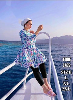 Buy Burkini Waterproof Swimsuit, Size 2XL, Code 1785 in Egypt