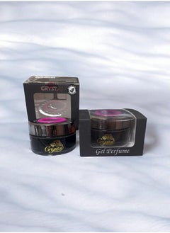 Buy Crystal Car Air Freshener, Gel Perfume, Long Lasting Smell for 90 Days, Black Ice in Egypt