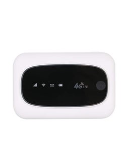 Buy 4G LTE CAT4 150M Unlocked Mobile MiFi Portable Hotspot Wireless Wifi Router SIM Card Slot(White) in UAE