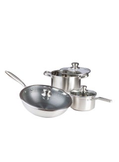Buy Cookware Set Frying pan, Stockpot and Milk Pot in Saudi Arabia