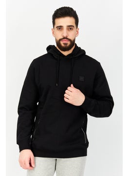 Buy Men Sportswear Fit Long Sleeve Training Hoodies, Black in UAE