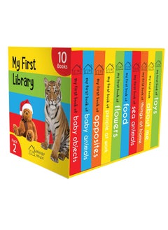 Buy My First Library Pack 2: Boxset of 10 Board Books For Kids in UAE