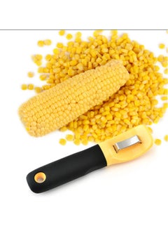 اشتري Corn Peeler Tool Cob Cutter Thresher Magic Scraper Stripper Slicer Ergonomic Handle Vegetable Peeler for Kitchen Salad Making في الامارات