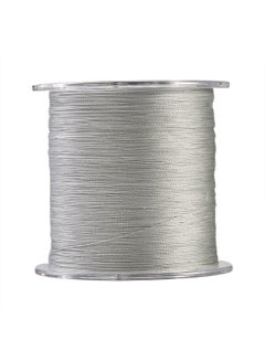 Buy 500m PE Braided 4 Strands Super Strong Fishing Lines Multi Filament Fish Rope Cord Light Gray (5) in Saudi Arabia