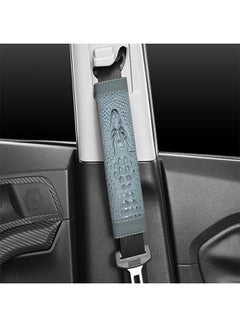 Buy 2 pieces of leather car seat belt cover suitable for all cars in the shape of a crocodile /GTC100 in Egypt