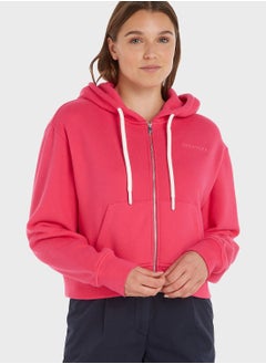 Buy Zip Through Knitted Hoodie in Saudi Arabia