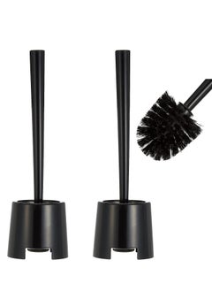 Buy 2pcs Bolmen Toilet Brush/Holder, Black in UAE