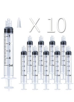 اشتري Medical Disposable Syringe  5 ml With Needle, Individually Sealed, 10 Pack في السعودية