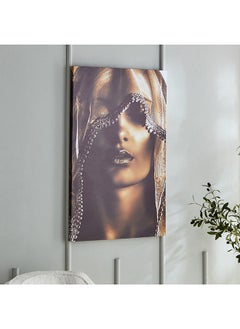 Buy Ayka Printed Canvas Wall Art 60 x 90 x 2.5 cm in UAE