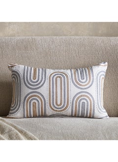 اشتري Petra Open View Embroidered Filled Cushion 50 x 30 cm في السعودية