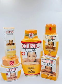 Buy Clinic Clear Skin Whitening Set 5 Pieces in Saudi Arabia