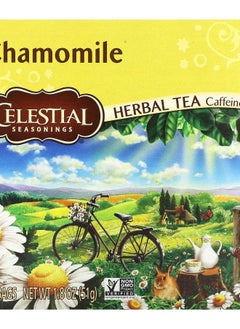 Buy Herbal Tea Chamomile Caffeine Free 40 Tea Bags 1.8 oz (51 g) in UAE