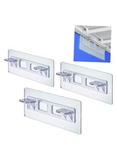 اشتري Punch Free Shelf Support Peg, 12 Pcs No Drill Shelf Support Pegs, Clear Self Adhesive Shelves Clips for Kitchen Cabinet Book Shelves, Strong Partition Pin for Closet Layer-Load Bearing 10 Pound في السعودية