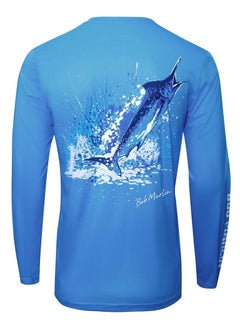 اشتري Bob Marlin Performance Shirt Ocean Marlin Blue-Small في الامارات