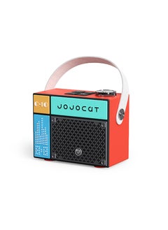 Buy New Trendy Bluetooth speaker wireless card subwoofer mini portable outdoor small gift Bluetooth audio wholesale Orange Red in UAE