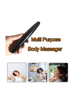 اشتري 1-Piece Multi Purpose Hand Carved Polished Natural Crystal Healing Massage Wand في الامارات