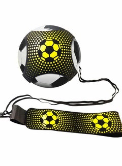 Buy Football Kick Trainer Football Training Equipment Soccer Training Aid Football Skills Improvement Solo Practice for Kids Adults Hands Free Universal Fits All Size Footballs in UAE