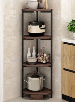 اشتري 4 Layers Home Kitchen Spice Desktop Pot Storage Rack Organizer 30 x 100 x 30 cm في الامارات