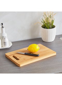 Buy Bamboo Cutting Board 33x1.8x28 cm in UAE