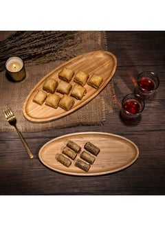 Buy Bamboo Oval Serving Dish in Saudi Arabia