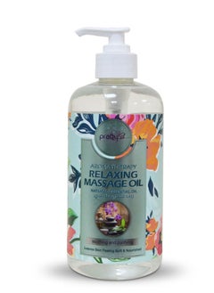 Buy Aromatherapy Relaxing Massage Oil Natural Essential Oil 500ml in UAE