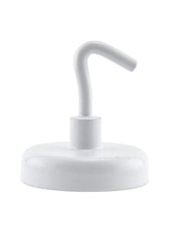 Buy 2-Piece Magnetic Hooks White 1.25 Inch 7291 in Saudi Arabia