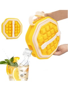 Buy Ice Ball Maker TikTok 2 in 1 Ice Cube Trays with 19 Grids Cooling Ice Ball Molds in Saudi Arabia
