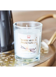 Buy Qara Glass Candle 50 g in Saudi Arabia