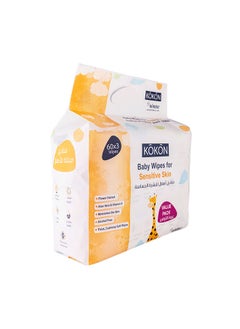 اشتري Pack Of 180 Baby Wipes For Sensitive Skin, 3 X 60 Pieces, 1 Kit في السعودية