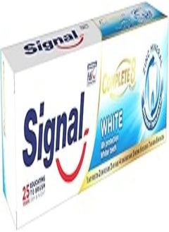 Buy Signal Complete 8 White with Zinc Mineral without Triclosan for 18H Protection and whiter teeth Toothpaste 75ml in Egypt