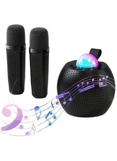 Buy Wireless Karaoke Microphone Machine with Voice Changer – LED Light Design for Indoor & Outdoor Fun in UAE