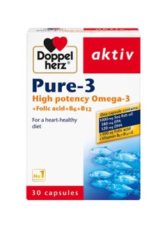 اشتري Doppelherz Aktiv Pure-3, 30 Capsules في الامارات