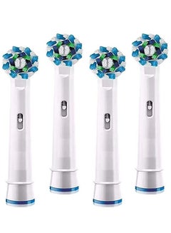 Buy Cross Action Toothbrush Heads Compatible Devices - 4 Pieces in Saudi Arabia